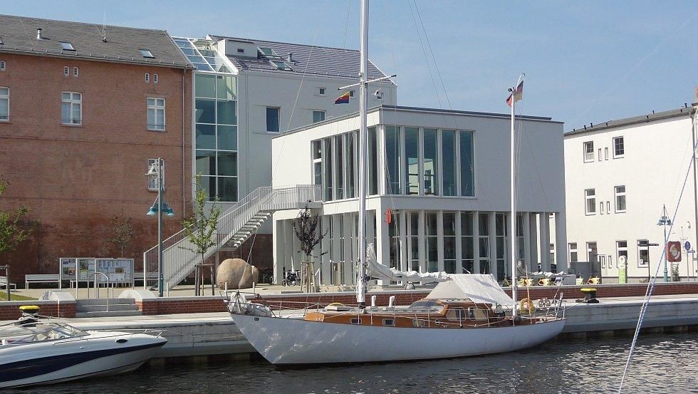 The tourist information office of the seaside resort of Ueckermünde on the Szczecin Lagoon