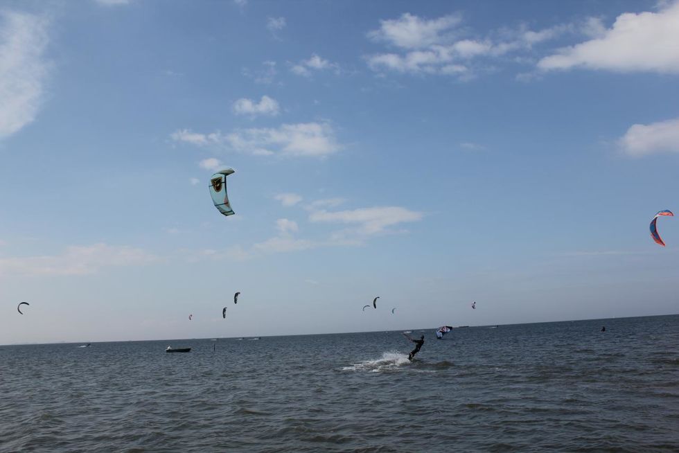 Kite- and Surfspot in Loissin at the Greifswalder Bodden