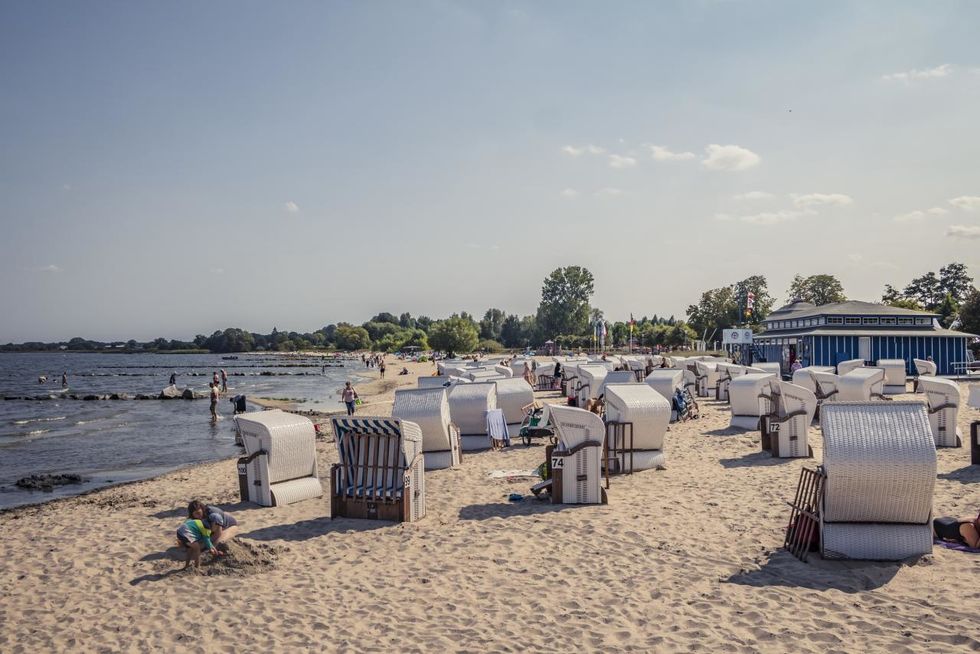 The Lagoon beach on the Szczecin Lagoon