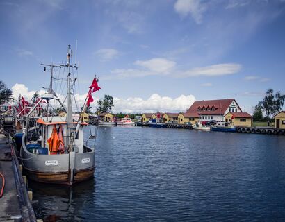 A look at the port Freest. With different boats.