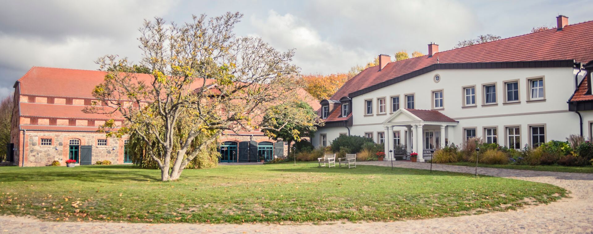 Außenansicht des Relais & Châteaux Gutshaus Stolpe