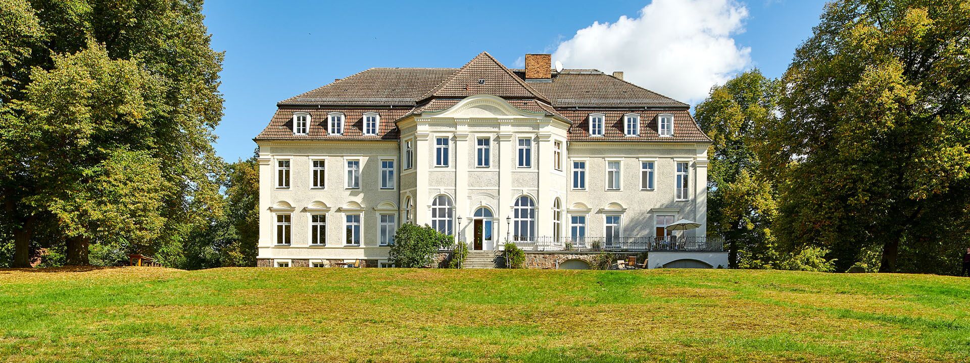 Zinzow Castle from the front