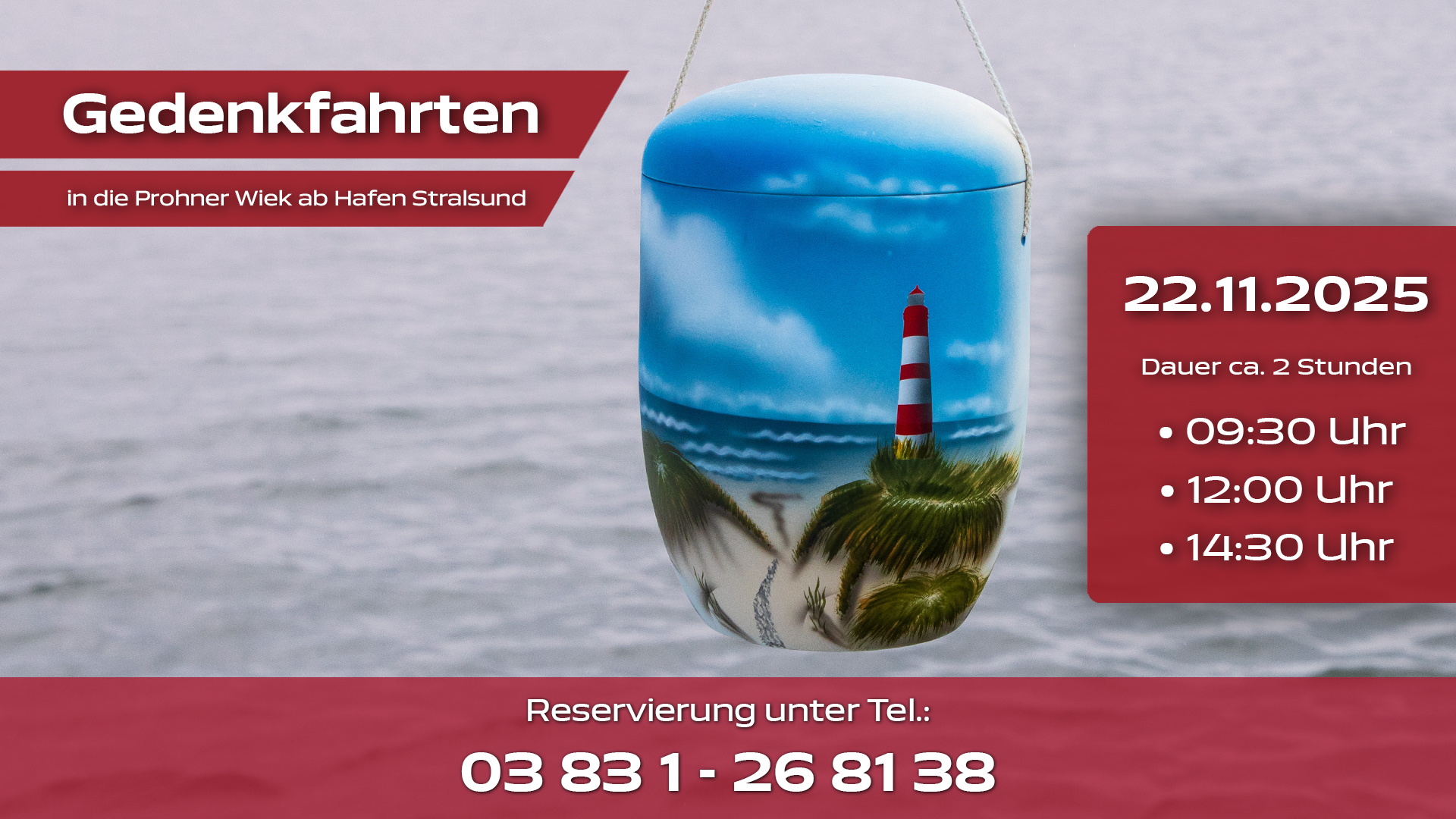 Gedenkfahrten in die Prohner Wiek